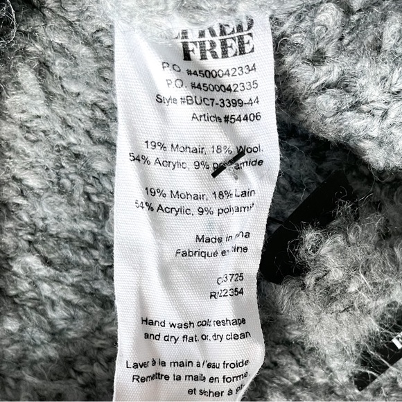 Aritzia • Wilfred • Boucle Sweater • Teddy • Grey • Boyfriend-cut - Picture 12 of 13